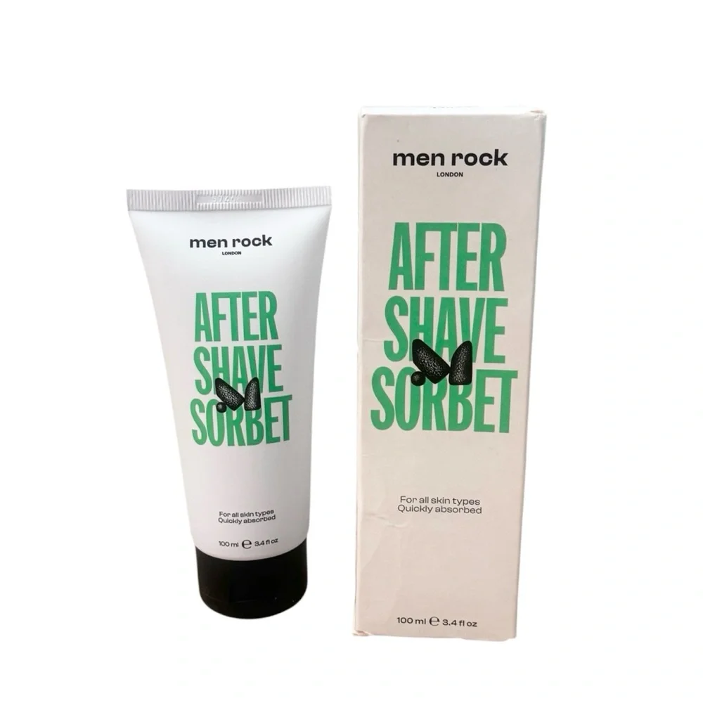 NEW Men Rock After Shave Sorbet‎ Soothing and Moisturising Skin Care 3.4 oz